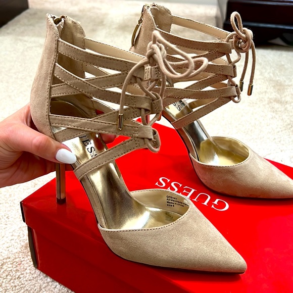 Guess shoes, Size 6 US. Color Nude. - Picture 3 of 5
